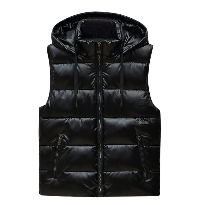 QUILTED ZIP-FRONT PUFFER VEST — READY-TO-WEAR manufactured by Al Hassan Apparel Lahore Pakistan